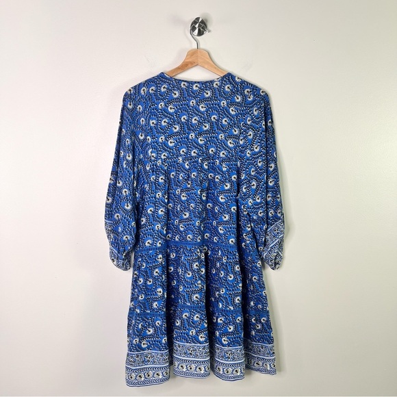 BOG Collective Delft Blue Boho Dress - Picture 9 of 10